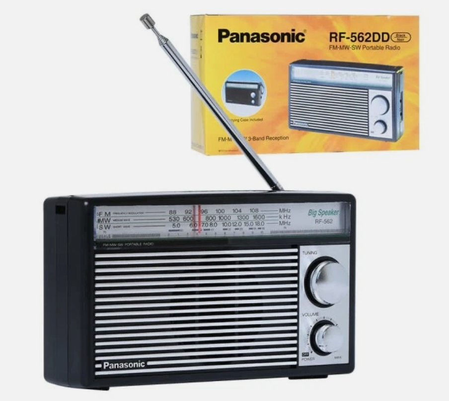 Panasonic RF-562DD, 562DD2 Portable Radio FM/MW/SW 3-Bands RF562