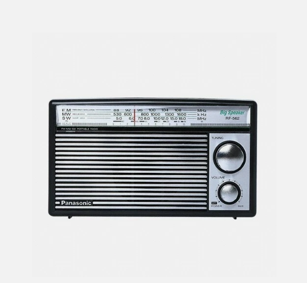 Panasonic RF-562DD, 562DD2 Portable Radio FM/MW/SW 3-Bands RF562