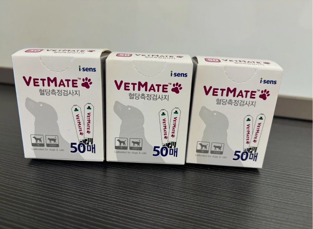VETMATE Teststreifen 50 Stück X3Box Teststreifen Blutzucker Diabetes für Hund...