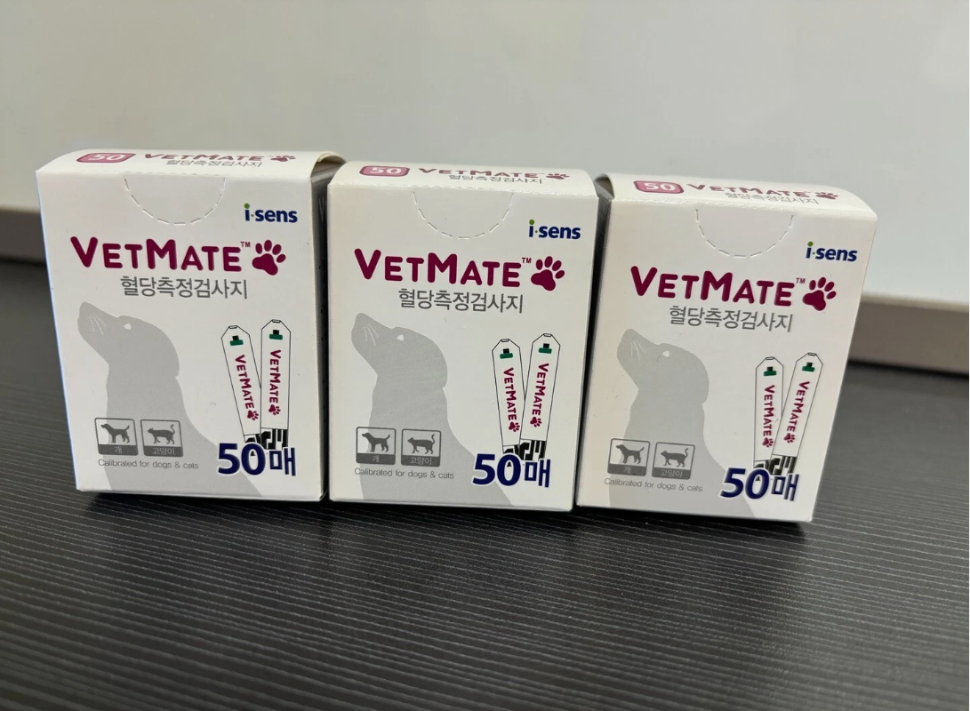 VETMATE Teststreifen 50 Stück X3Box Teststreifen Blutzucker Diabetes für Hund...