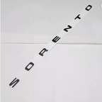 Black Sorento Lettering Emblem for 2021-2023 Kia Sorento