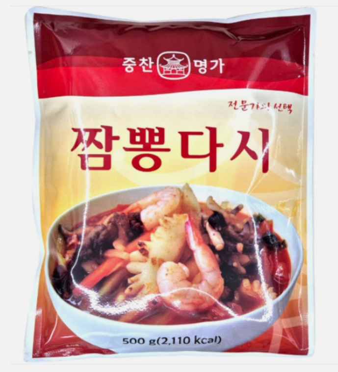 Jungchan Myeongga Jjamppong Soup Base Powder, 500 g