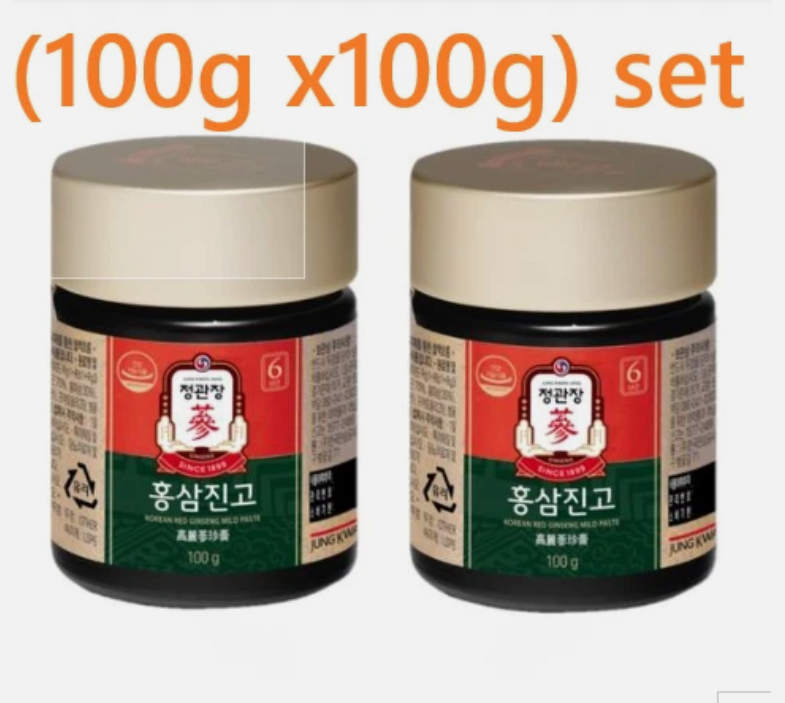 Korean 6 Years Red Ginseng Extract Honey Paste 100 x2ea
