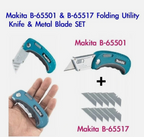 Makita B-65501 and B-65517 Folding Utility Knife Set
