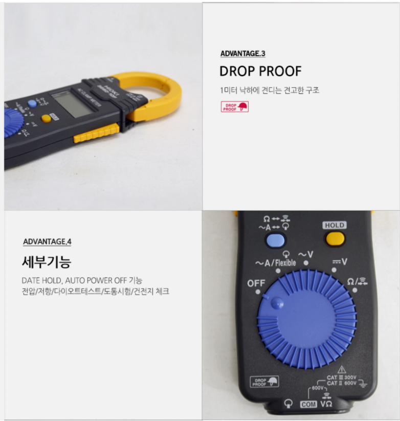 [Hioki] 3280-10F Clamp Hitester 1000A AC Tester Meter