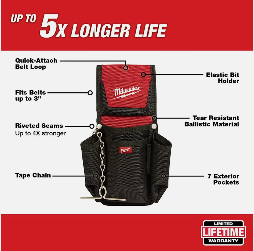 Milwaukee 48-22-8118 Compact Utility Pouch