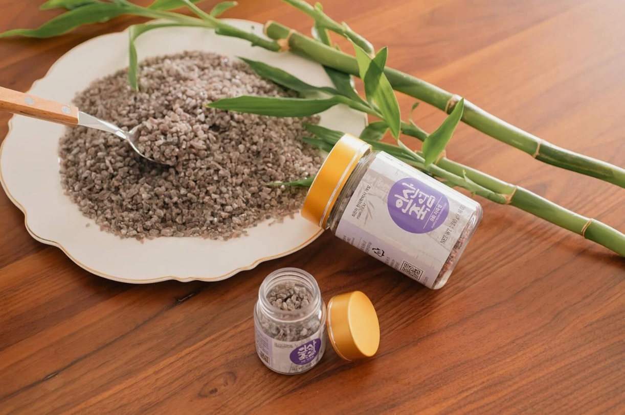 INSAN Korean Bamboo Salt 9X Roasted Purple Premium Mineral Salt Crystal 60g