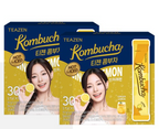 TEAZEN Kombucha Ginger Lemon, 5 g x 30 Sticks x 2 Boxes