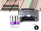 Lotte PINGKY-260 Portable FM/AM/SW Radio and USB MP3 Player