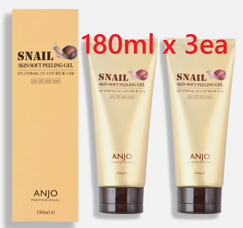 ANJO Professional Snail Peeling Gel, 180 mL x 3