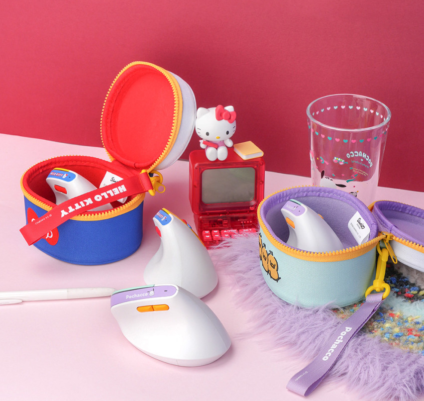 Sanrio Kuromi Type-C Rechargeable Vertical Mouse image 2