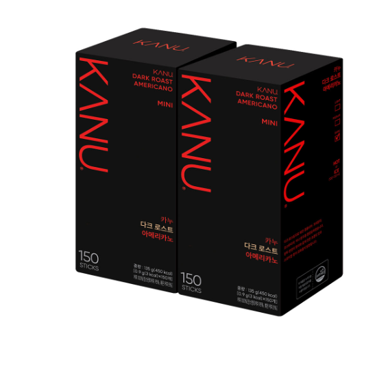 KANU Mini Dark Roast Americano 300 Sticks (150 Sticks x 2)