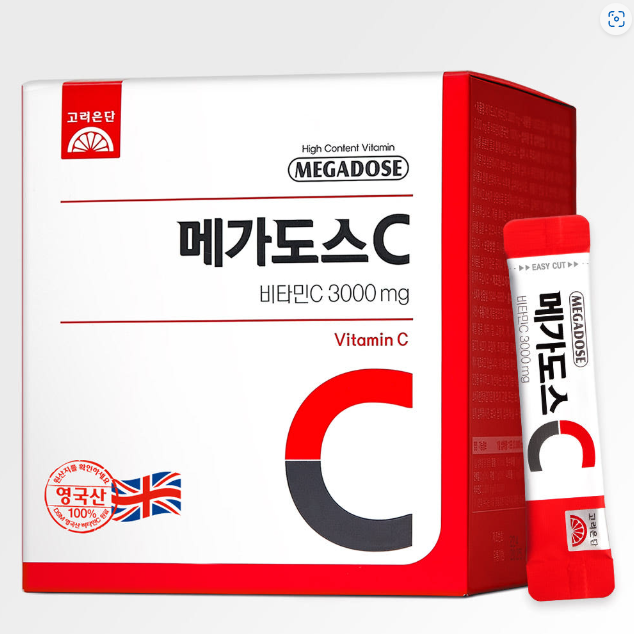 Korea Eundan Megadose C Vitamin C 3000mg, 100 Sticks (300g), Pack of 2 image 2