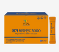 Chong Kun Dang Vital Program Mega Vitamin C 3000mg 90 Sticks (Pack of 4)