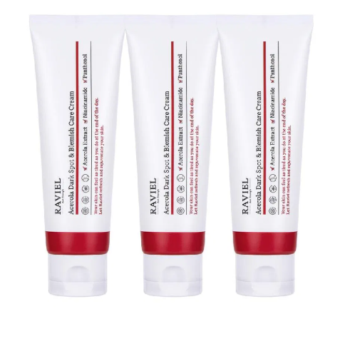 Ham Ik-byeong Raviel Acerola Dark Spot & Blemish Brightening Care Cream 80ml x 3 Pack