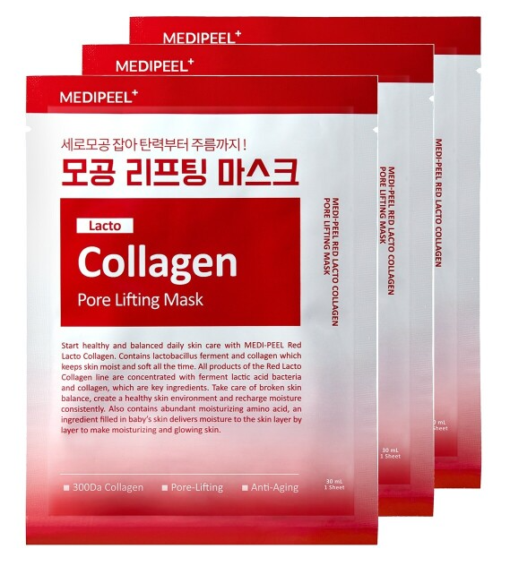 MEDIPEEL Red Lacto Collagen Mask Pack 30 Sheets