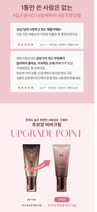 MISSHA M Choboyang BB Cream (No. 22 Soft Beige) (50ml + 50ml) 2-Pack SPF30 / PA++ image 5